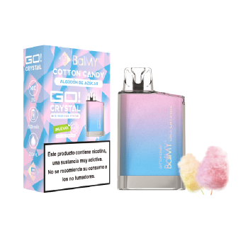 Pod desechable BalMY GO Crystal Algodón de Azúcar - 20mg/ml nicotina